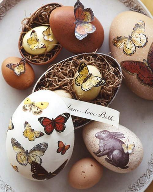 velikonoční vejce-motýli-deco-idea