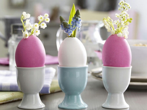 påske 2014 nestfjær påskeegg keramiske eggholder vaser