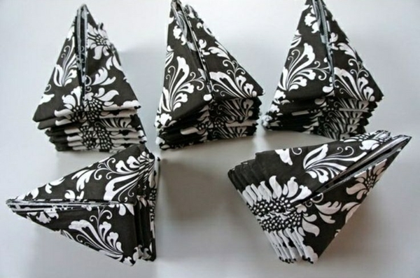 papir servietter folding teknikk servietter folding instruksjoner