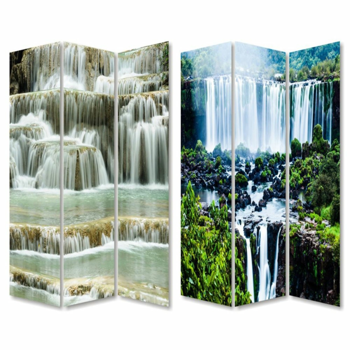 paravents diy ideas room divider photos nature watervallen decoracionvitoria