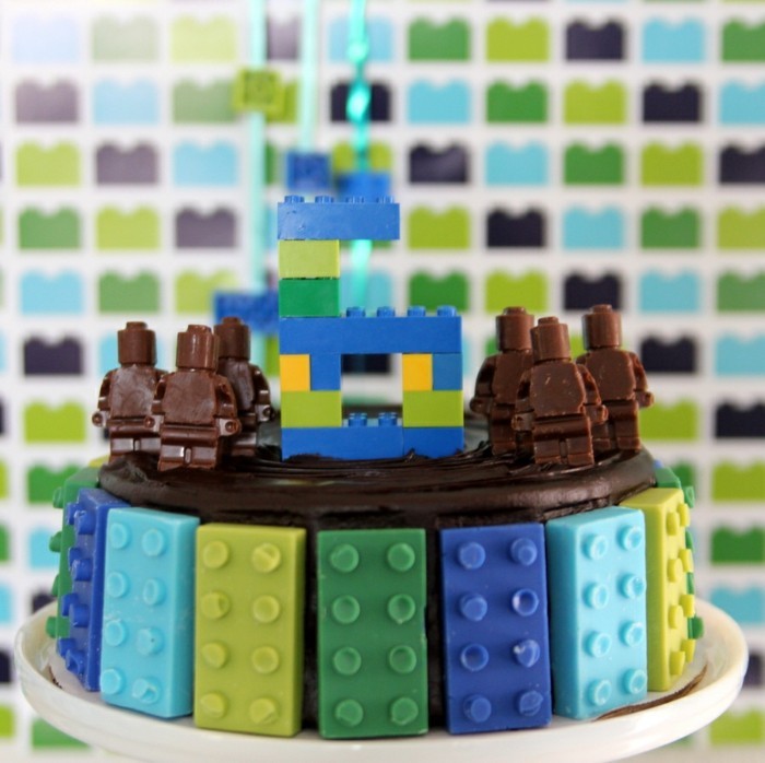 partysnacks kinderen verjaardagsfeestje snacks idee met lego