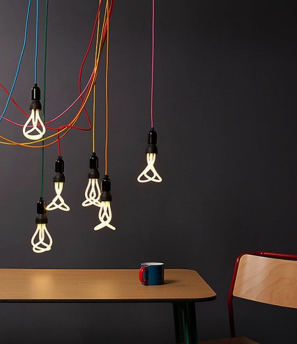 lámparas colgantes bombillas modernas