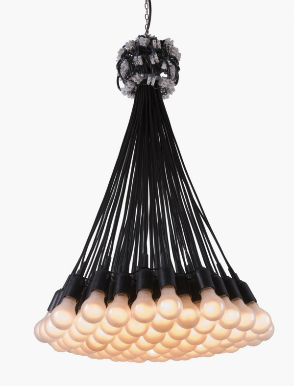 pendant lights bulbs black cables