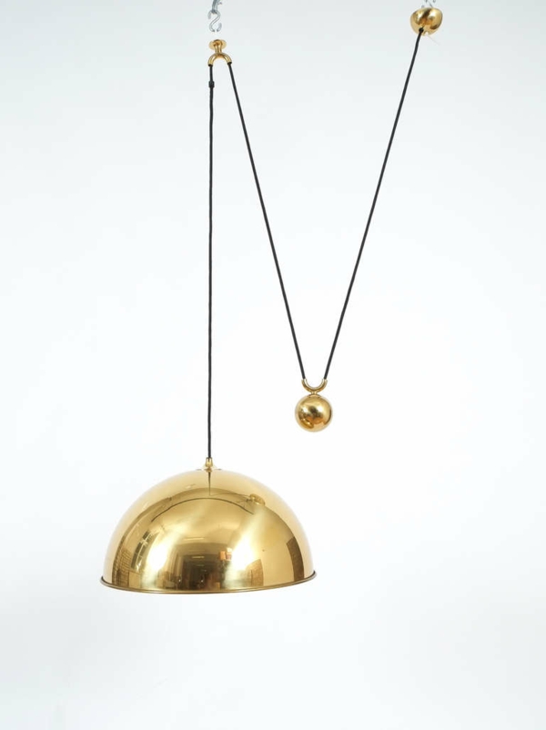 pendentifs et pendentifs hauteur réglable led lampe de table à manger or