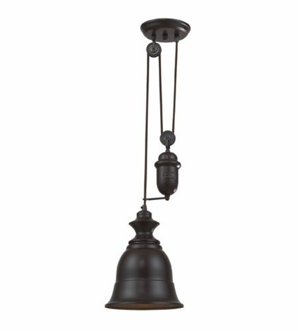 Hanglampen in hoogte verstelbare zwarte led hanglampen