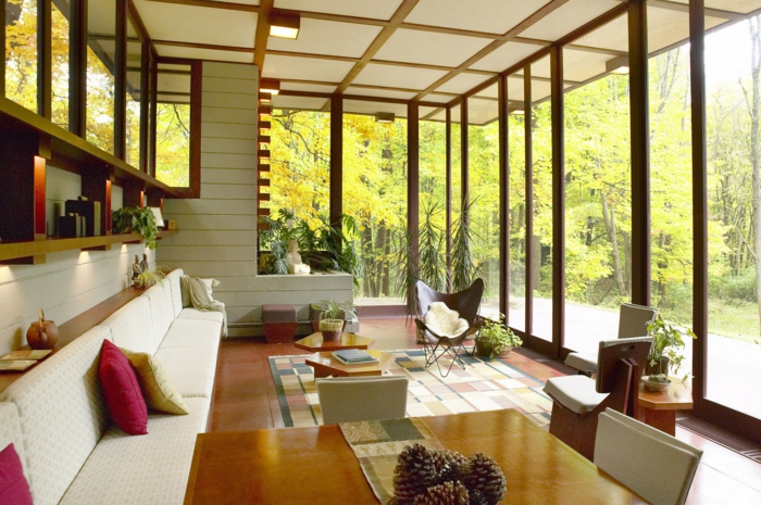 σπίτι οργανική αρχιτεκτονική Penfield Frank Lloyd Wright