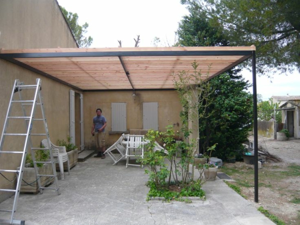pergola metal sunshade shade dispenser canopy terrace
