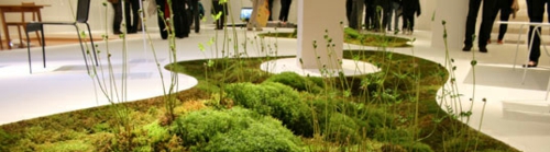 Plant biodegradable living bathmat idea design