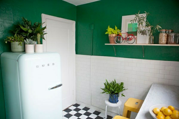 usor de ingrijit Frumusete de plante de casa verde vopsea perete