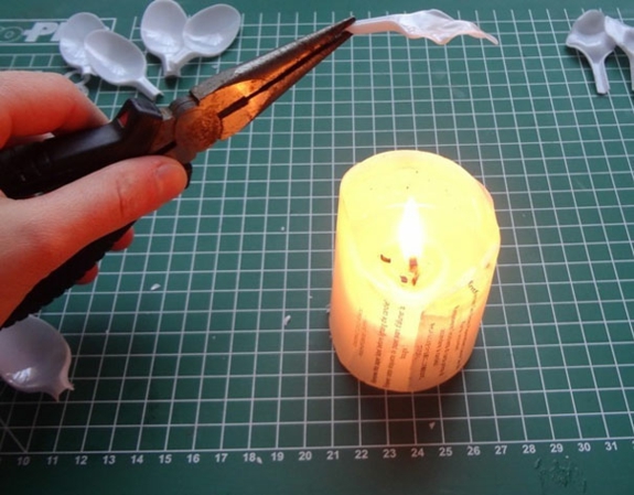 塑料蜡烛形状蜡烛工艺想法