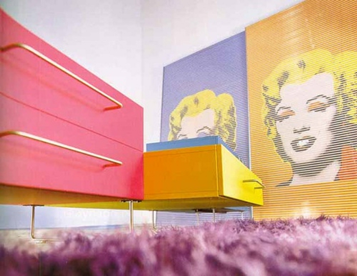 pop art caracteristici de mobilier exemple de cameră de zi decorare camera de zi merlin