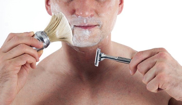 Shave yourself when shaving