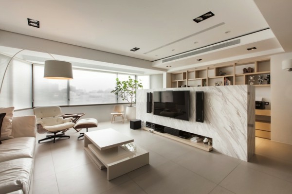 rom divider marmor massiv frittstående stue