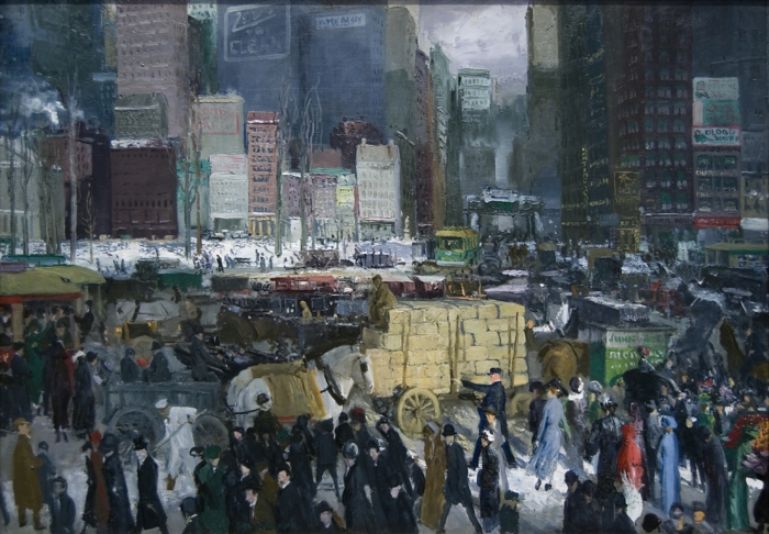 Realism art canvas american george bellows