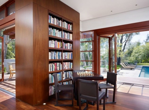 shelves alsoriginelle partition house walnut library