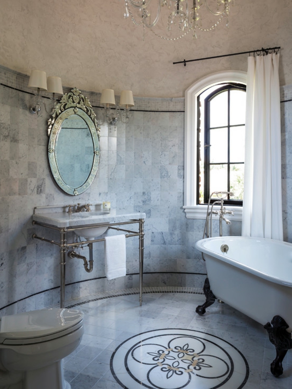 romantická koupel neo-barokní