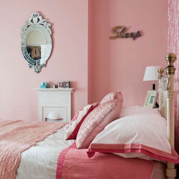 pink soveværelse quilt pude