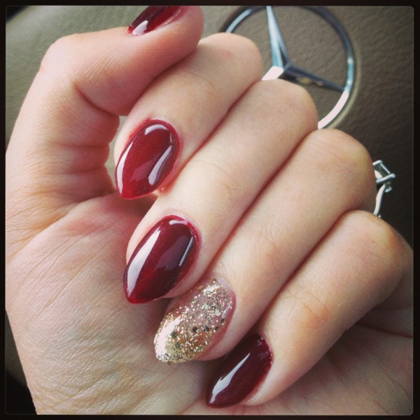 red gel nails for christmas fingernails images glisten