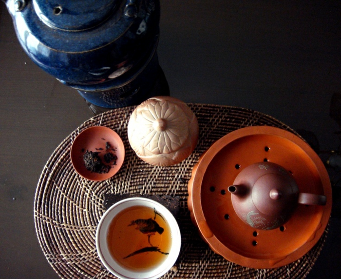 Bebida de té rojo Efecto de té Pu erh