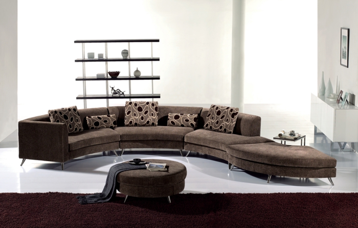 runde sofa chic komfortable områder separat stue