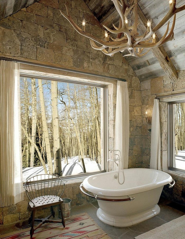 仿古家具浴室家具乡村风格浴缸独立式