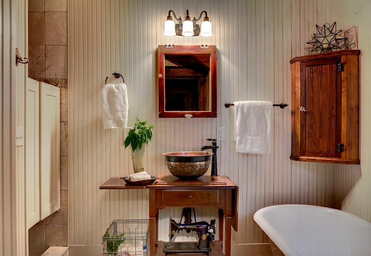 仿古家具浴室家具集真正的木质朴