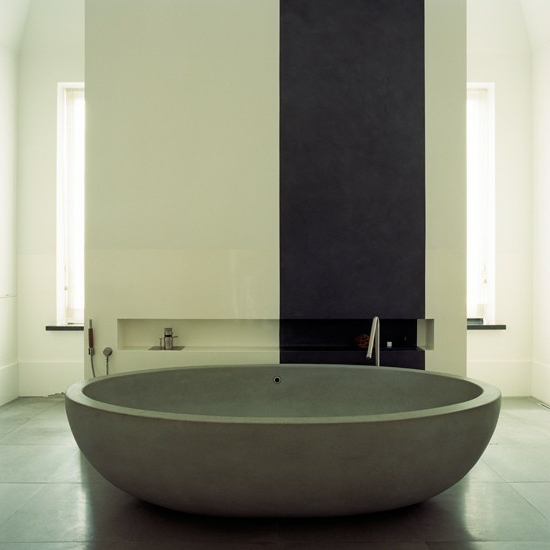 objektivt kunstig stil badekar moderne badeværelse