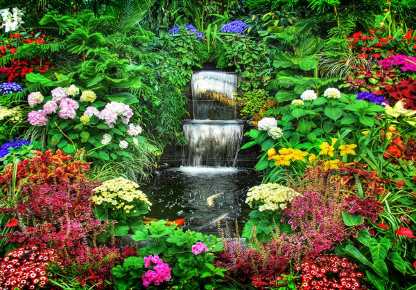 градински снимки градина декорации градина идеи водопад
