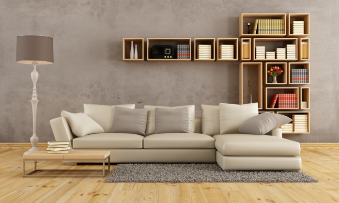 沙发床真皮软垫家具现代设计客厅家具