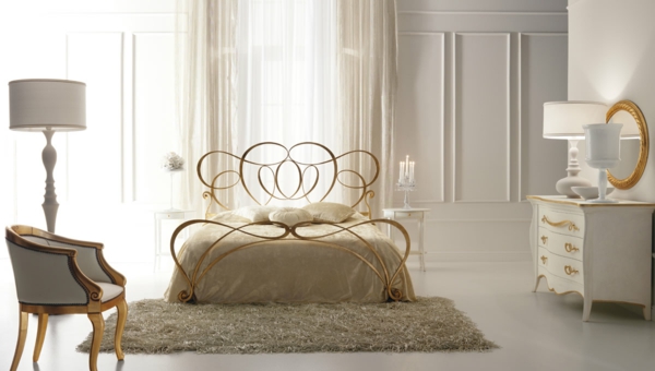 dormitorio diseño lujoso muebles alfombra lujo cama