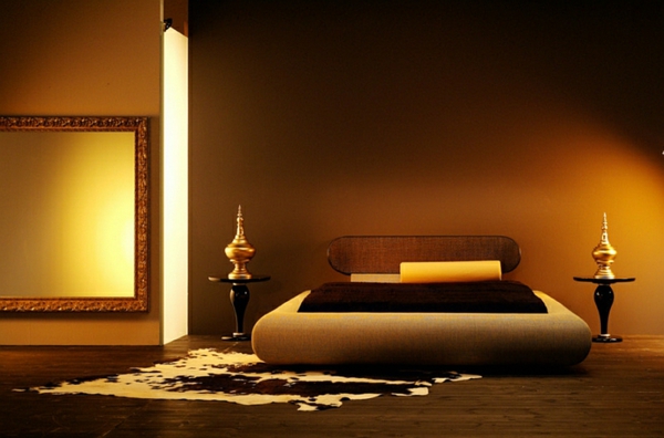 slaapkamer azie ovale bed vielmat