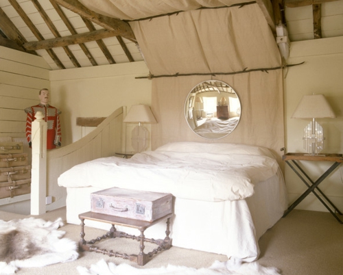 soveværelse ramme med telt flair
