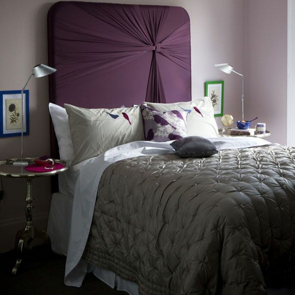 soveværelse design ideer seng hovedgavl dekoration