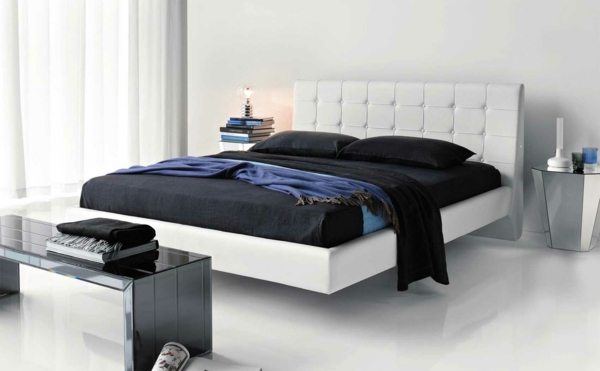 Completamente moderno diseño tapizado negro ropa de cama