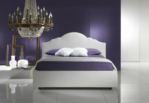 remodelación del dormitorio oscuro púrpura