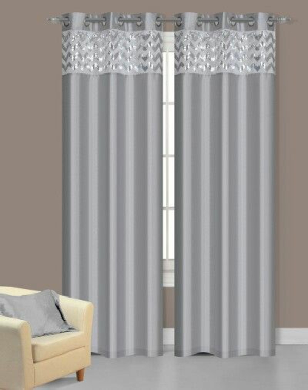 bedroom curtains ideas in gray