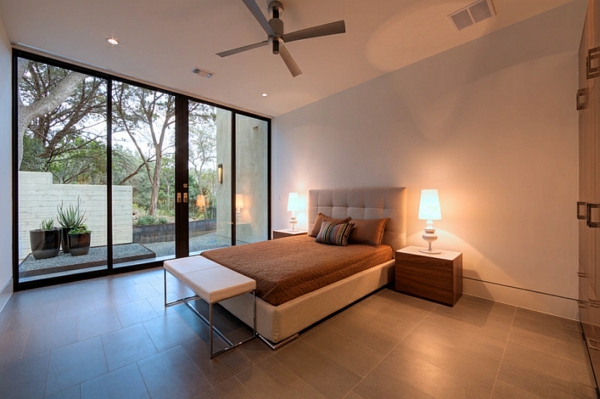 dormitor mobilier minimalist idei complete lămpi de masă