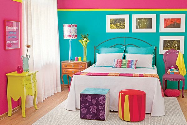 diseño de pared de dormitorio fotos de colores ideas