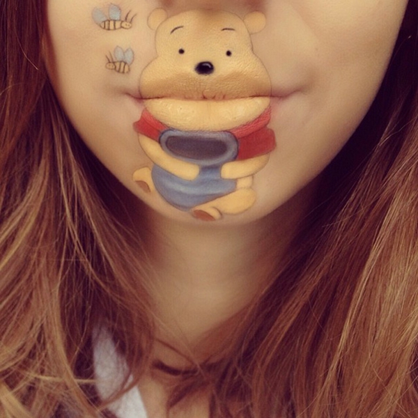 make-up χείλη χαρακτήρες κινουμένων σχεδίων Winnie the Pooh