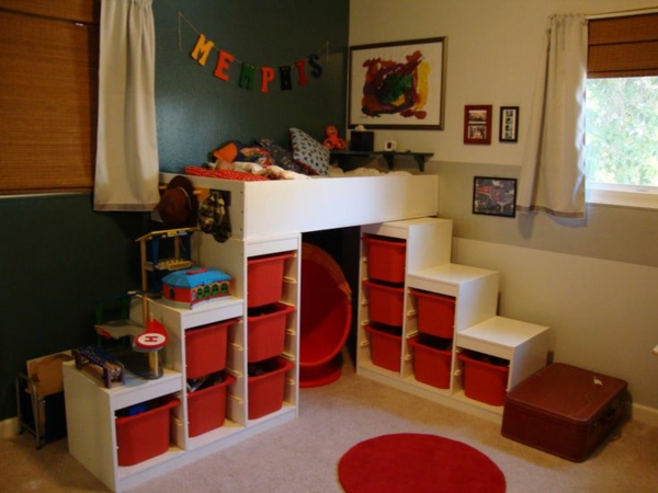 kabinet design til børneværelset flere opbevaring kurve