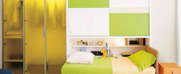 ντουλάπα πτυσσόμενα κρεβατοκάμαρα τοίχο κρεβατοκάμαρες νωπά πράσινο