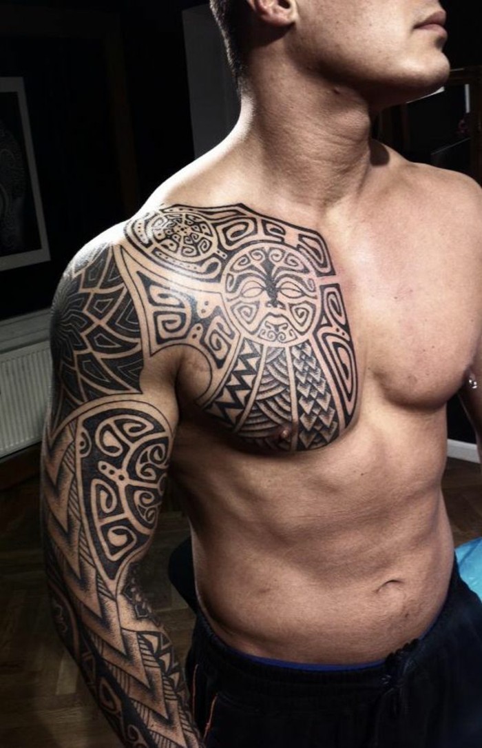 skulder tatovering ideer tribal tatovering