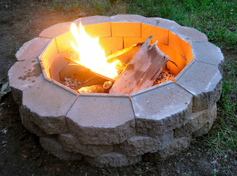 sikker brand pit opbygge dit eget have design med stenbelægning
