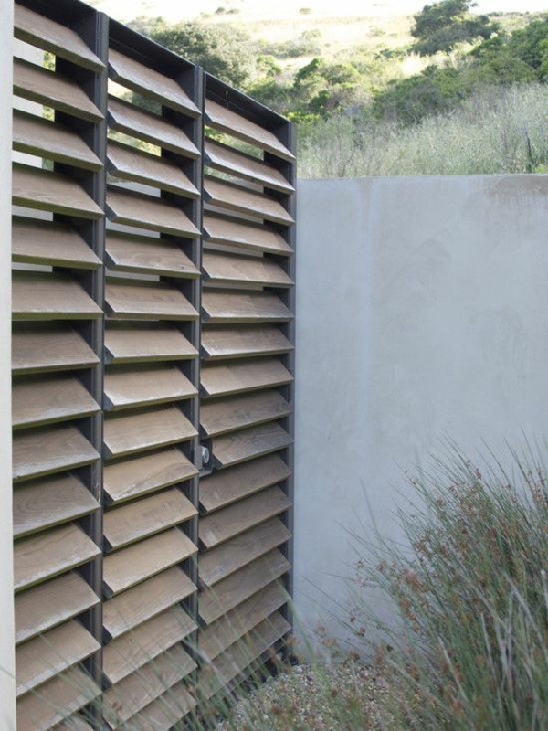 gardul de intimitate grădinărit idei gradina de gard și lemn și beton