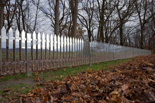 ограда градинарски идеи градина ограда огледало
