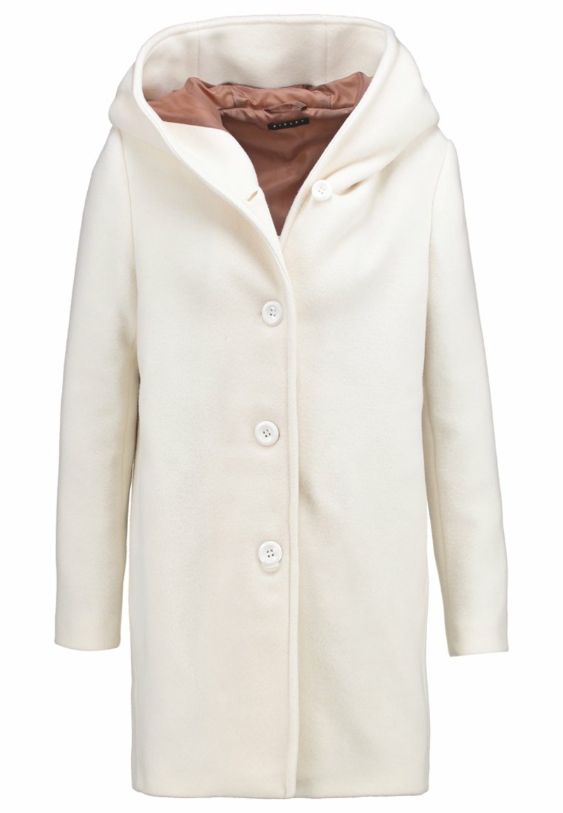 abrigo de lana sisley abrigo de invierno clásico crudo
