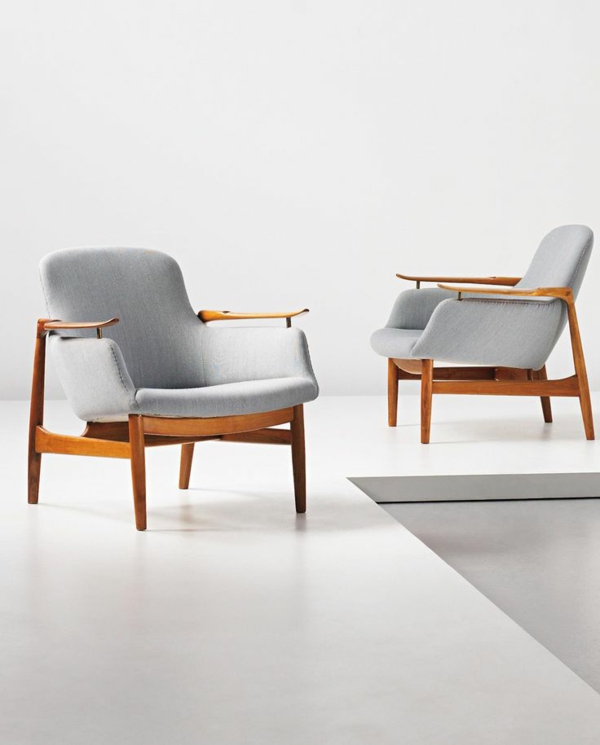 Скандинавски мебелни дизайнерски столове дизайнер Фин Юл