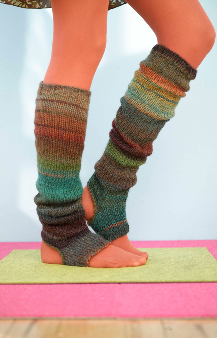 ponožky plné barevné ponožky dlouhé legwarmers