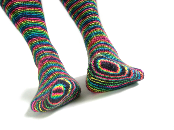 ponožky pletené barevné ponožky pletené ponožky