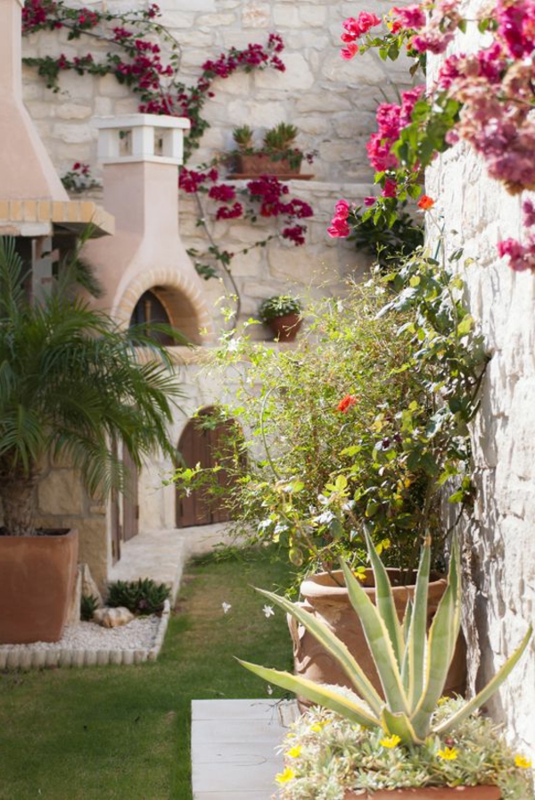 zomerhuis crete mediterrane tuin